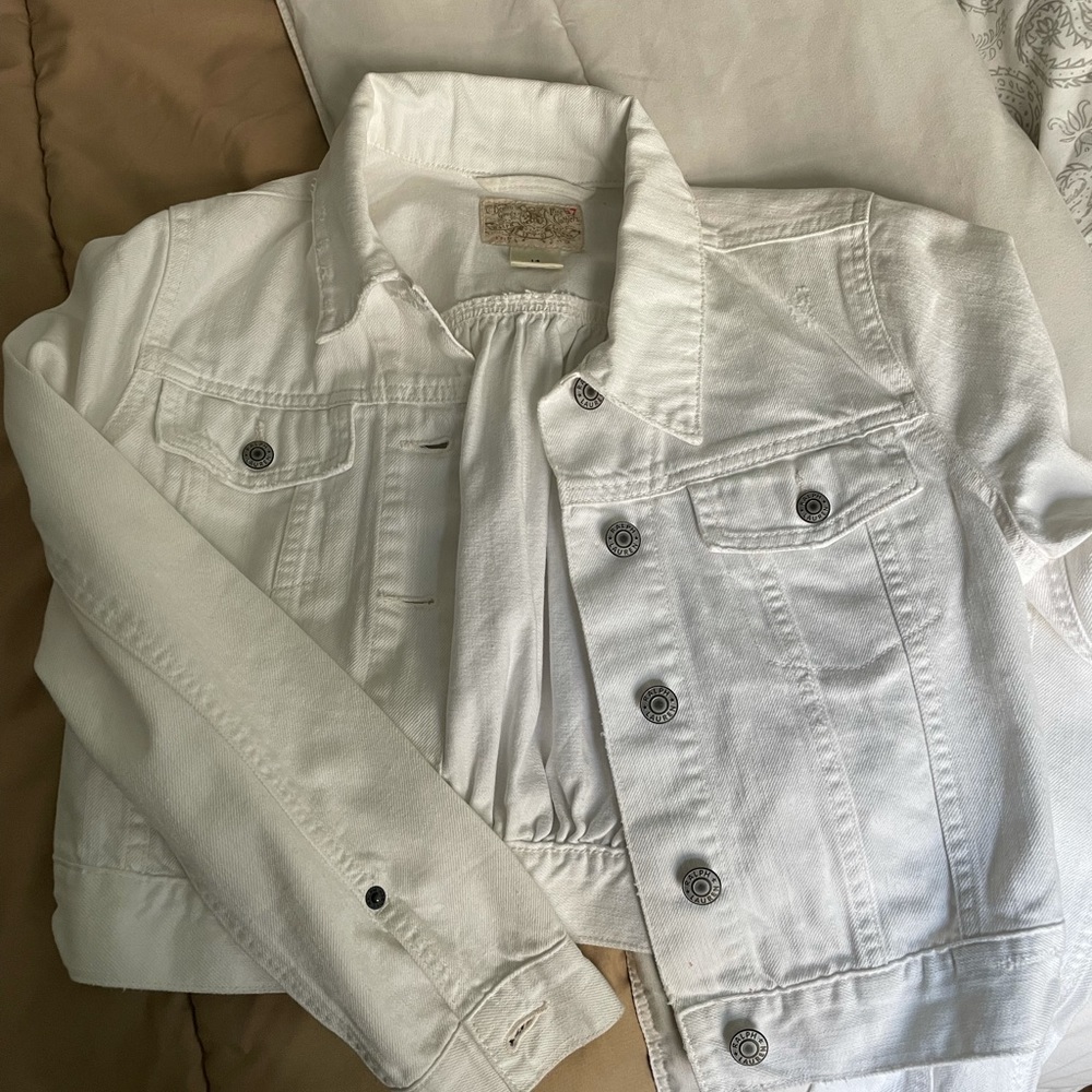 RALPH LAUREN kids size 14 denim jacket (worn)